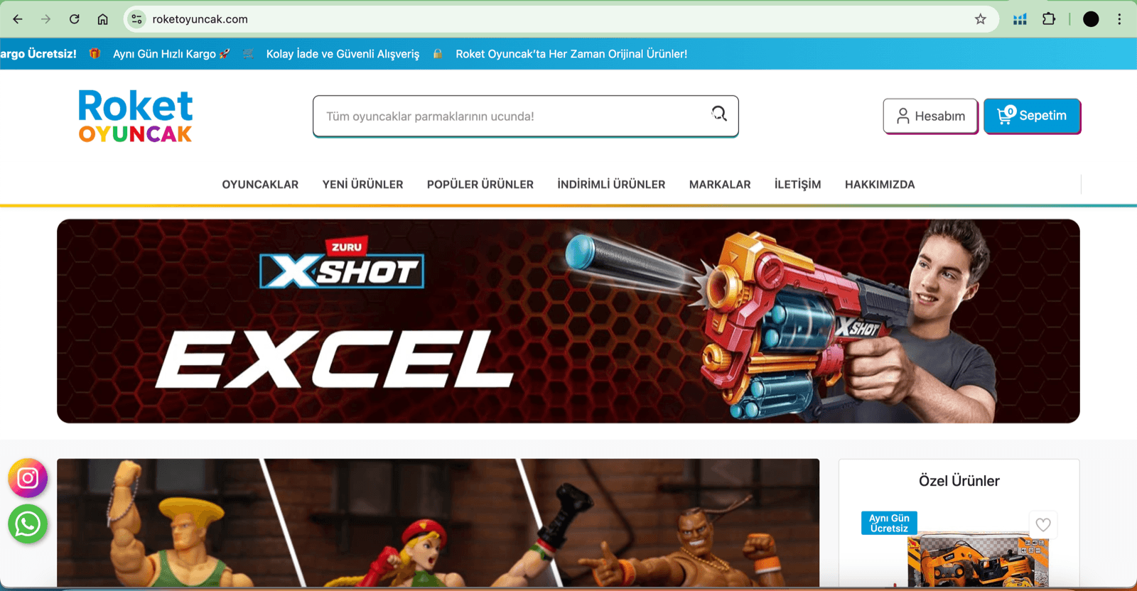 Roket Oyuncak β Toy E-Commerce